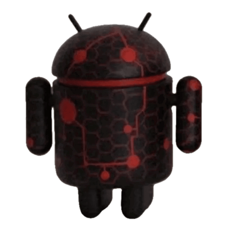 TRON Andriods - Red by David Stevenson