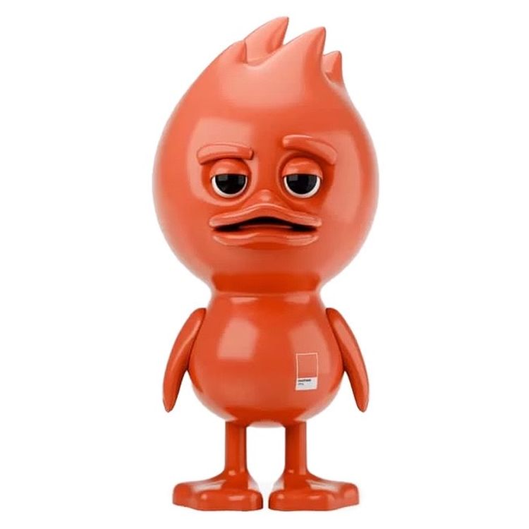TUD The Ugly Duck Pantone 171 Orange by TUD Toy