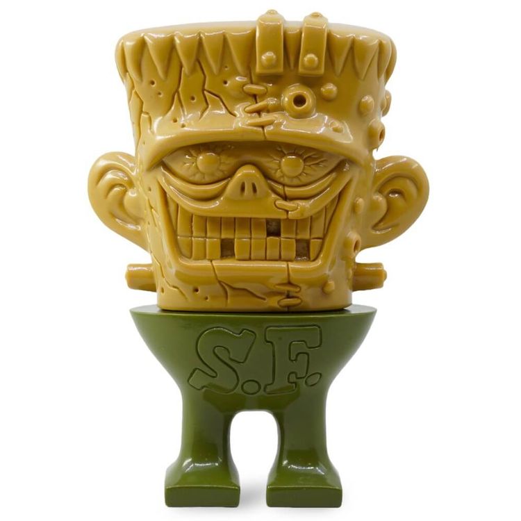 Tan Olive Franken Crack by Knuckle (Little Chop Design)