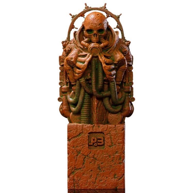 Tangerine Green : The Statue by Pascal Blanché