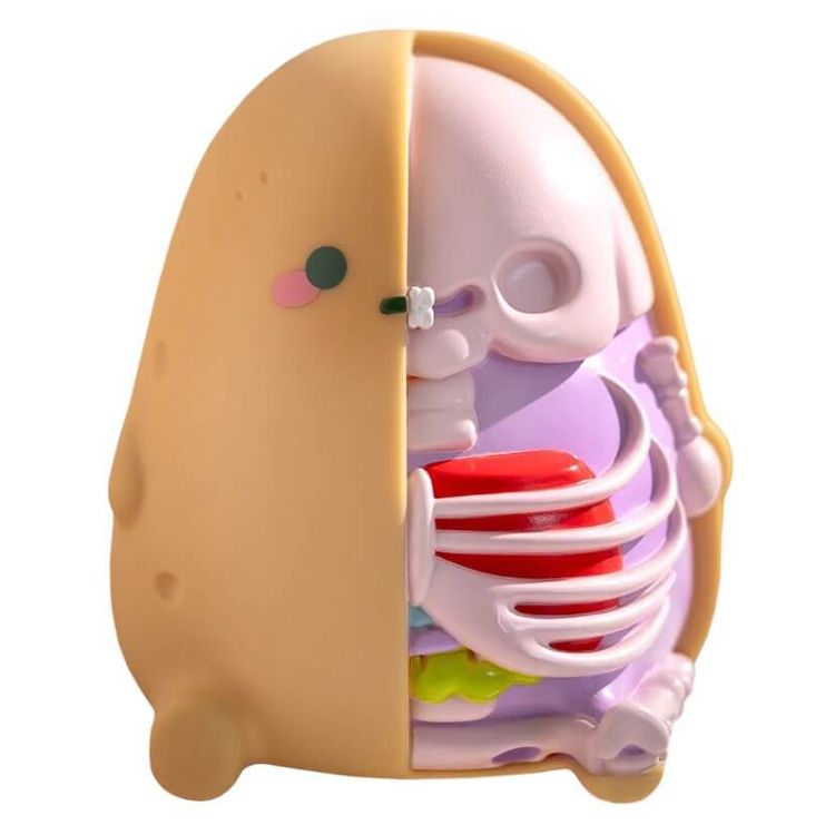 Tayto Potato Skeleton by Smoko
