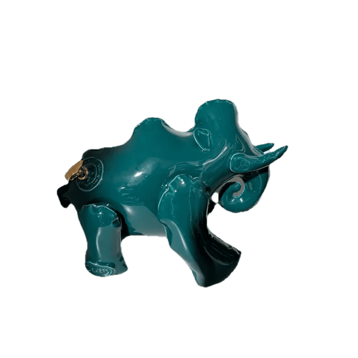 Teal Inflatable Mammoth