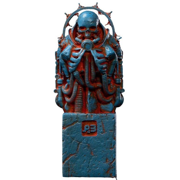 Teal Rust : The Statue by Pascal Blanché