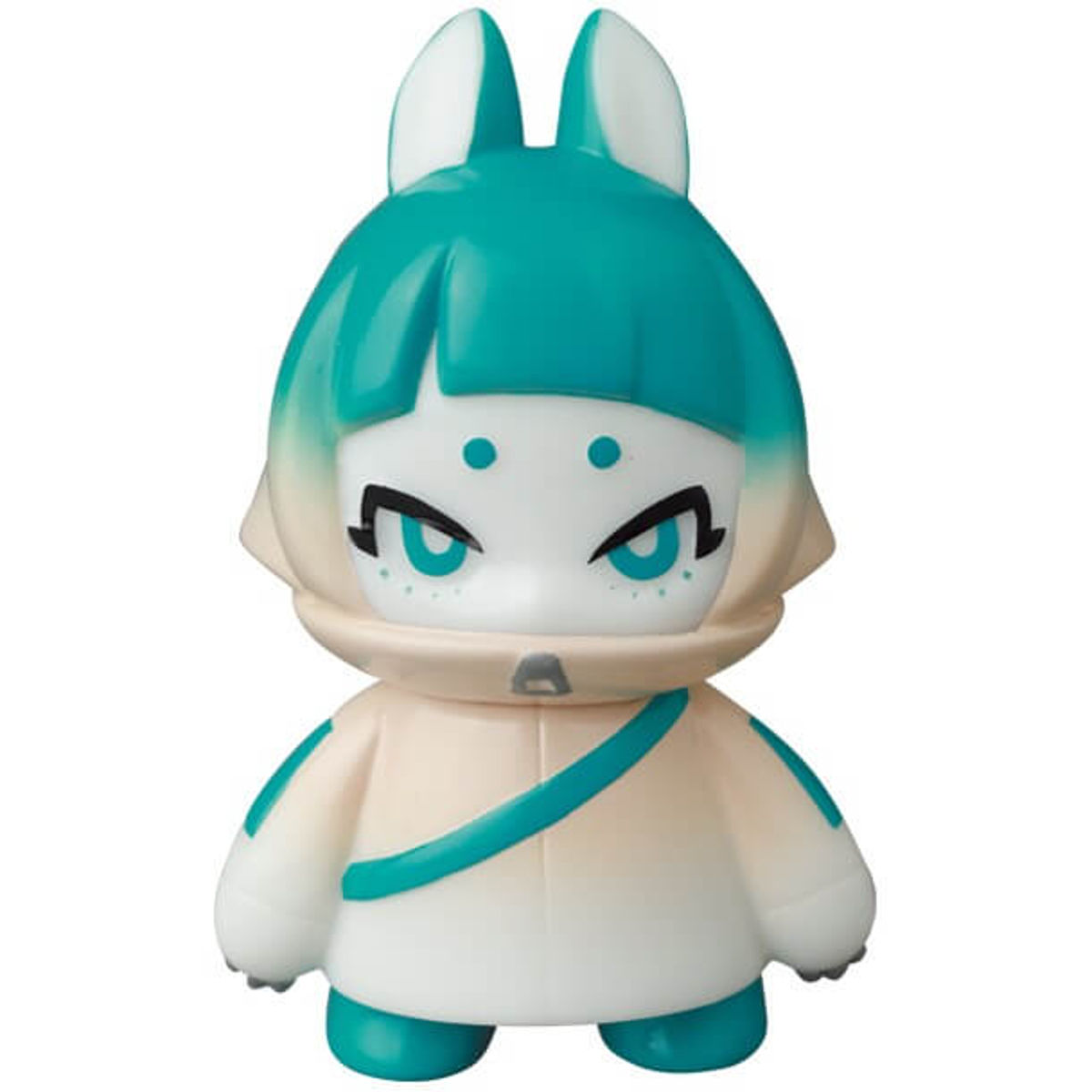 Teal White Denshikosagi Rabbit