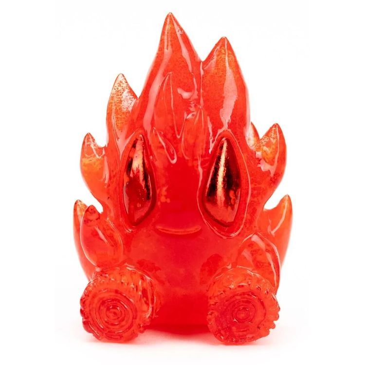 Team Red Sparks Sitting Metallic Eye by Leecifer