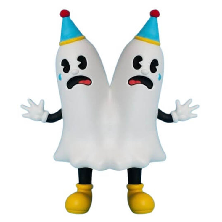 Technicolor 1st Bday Conjoined Ghost by Mummy Brain