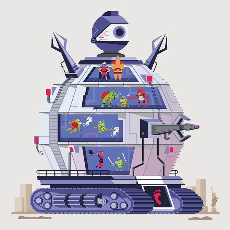 Technodrome Terror by TBFC (Tony Bui)
