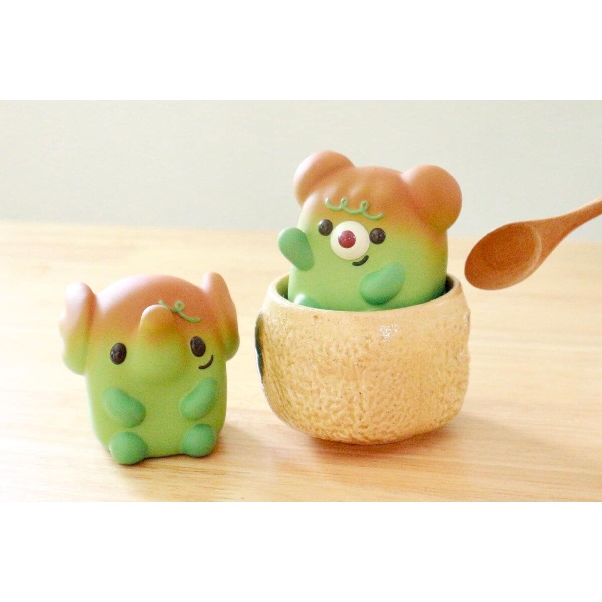 Teddy Bread & Elfie Shokupon Green Tea