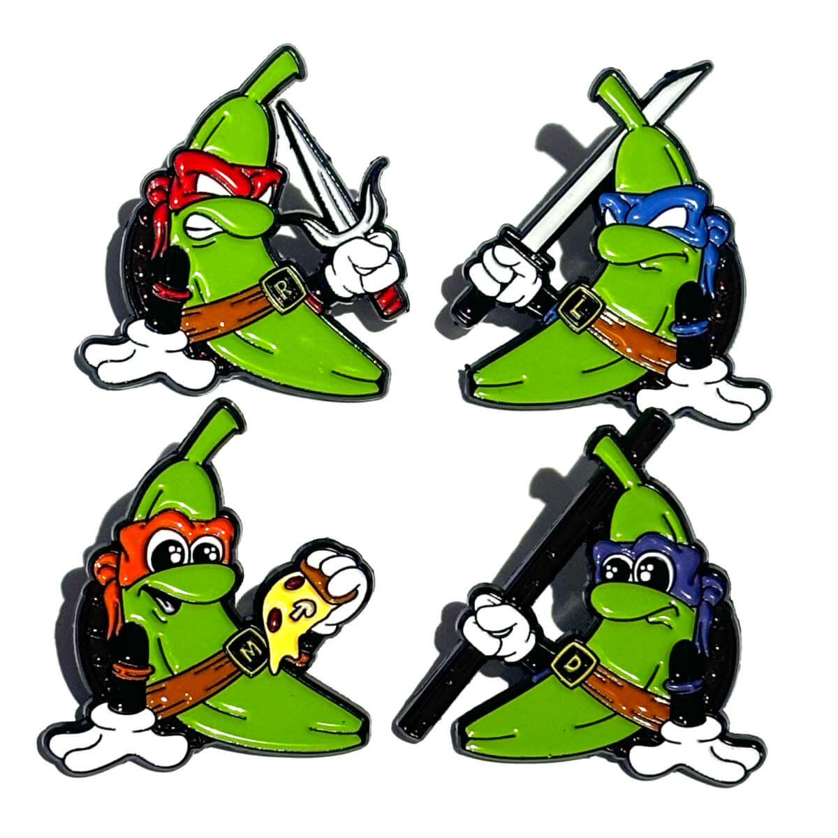 TEENAGE MUTANT NINJA NANAS 4-PIN SET