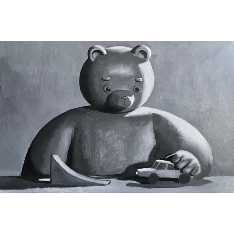 The Bear With A Car by Anton Tvorogov