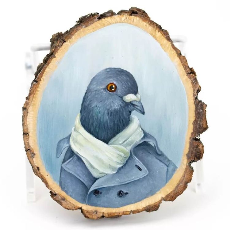 The Best Dressed Pigeon by Diana Teeter