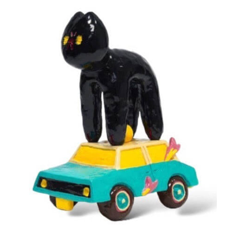 The Cat Car Black by Kila Cheung
