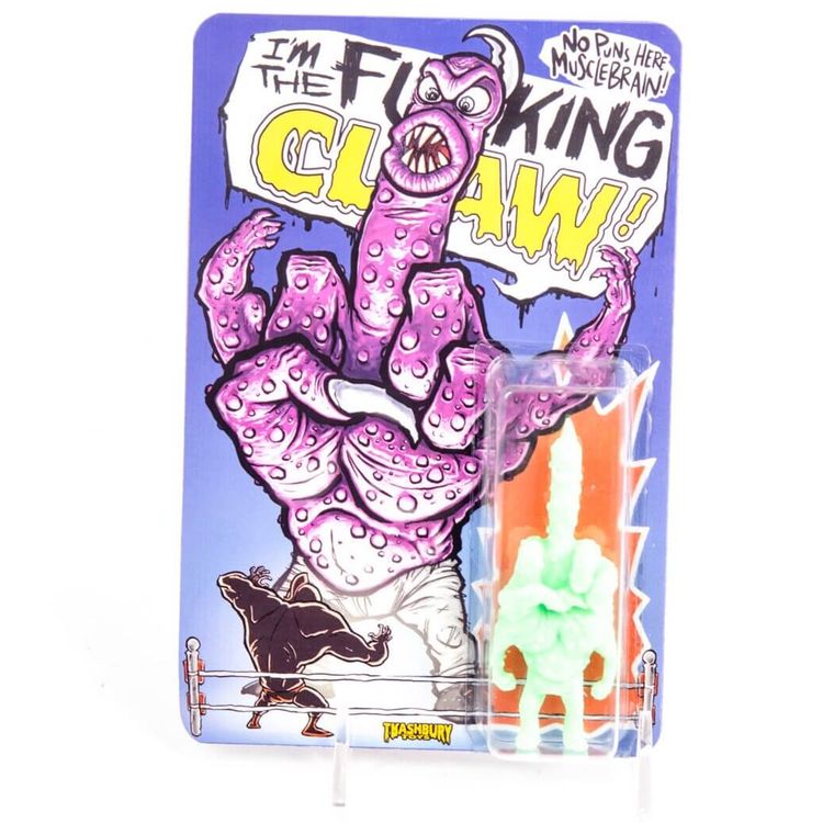 The FUCKING CLAW – GITD Green by Trashbury