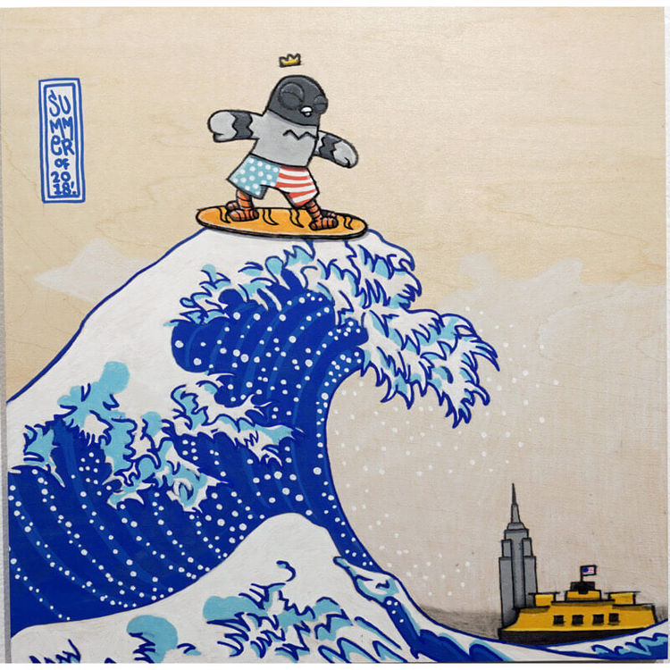 The Great Apple Waves  by Zero Productivity