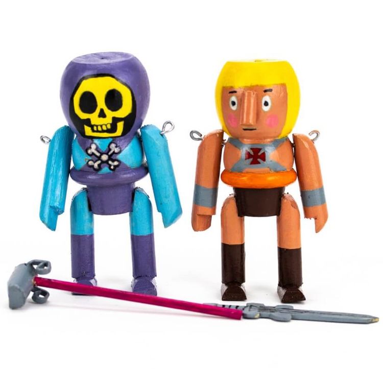 The Man and The Skeleton by Triclops
