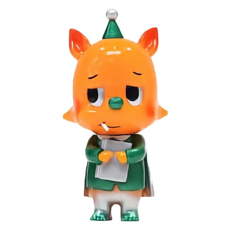 The Monsters Mini Vos Orange Green by Kasing Lung