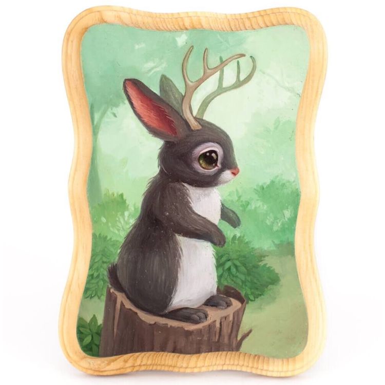 The Only One Of His Kind (Jackalope)  by Katie Gamb