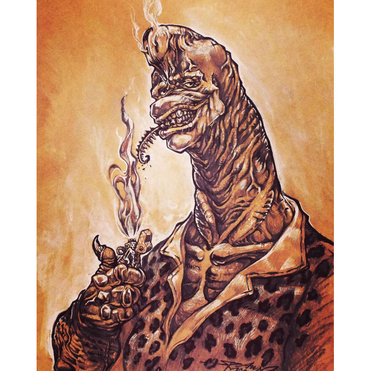 The Renaissance House Barkley Bartender Brachiosaurus by Spawnmax