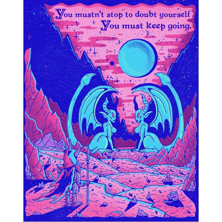 The Sphinxes' Gate Print (The Neverending Story Series) by Wizard of Barge