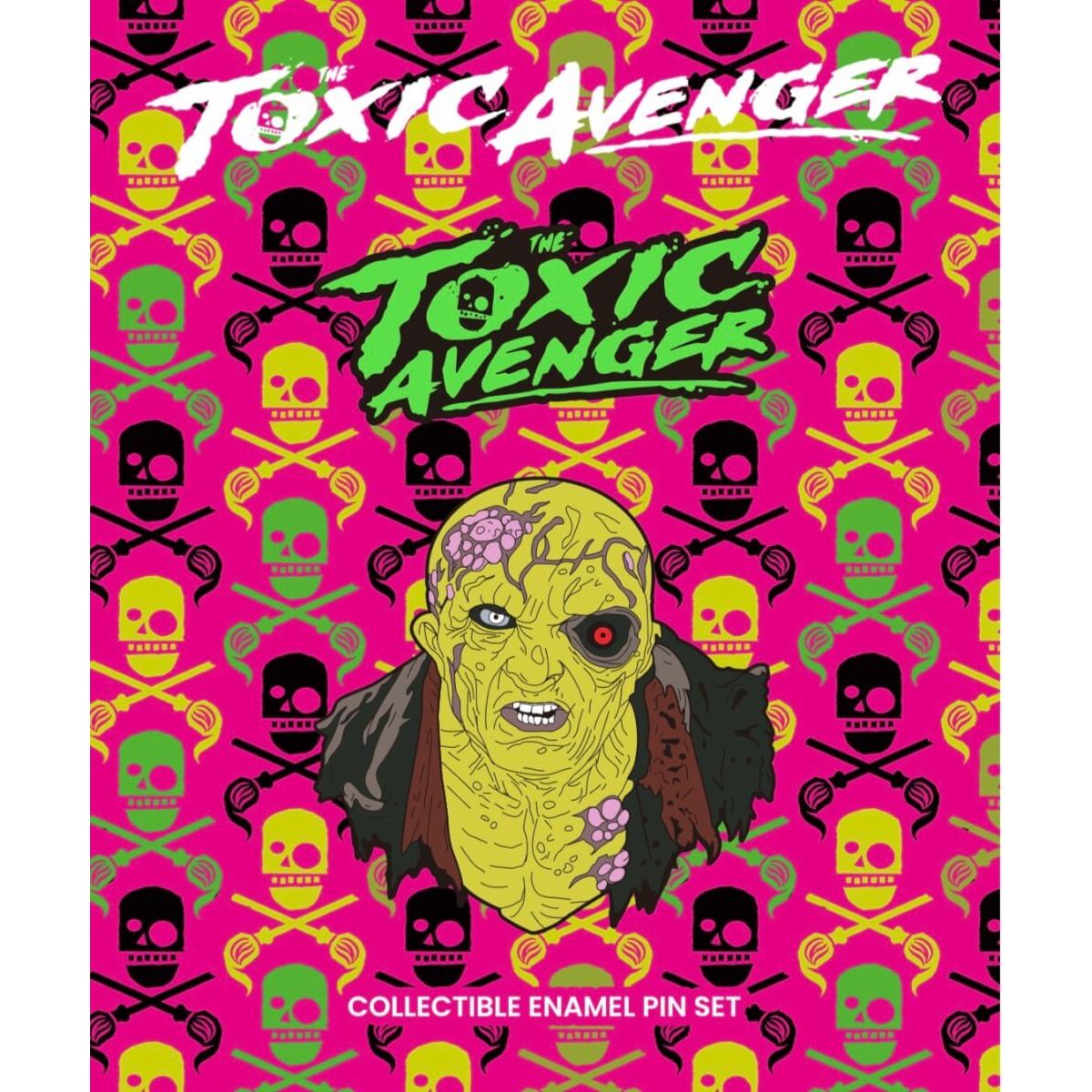 The Toxic Avenger 2025 2 Pack Enamel Pin Set