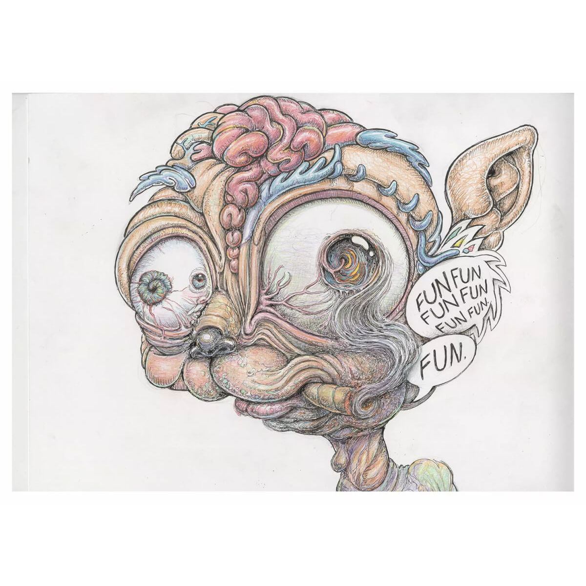 The Ugliest Man in the Universe (Drawing)