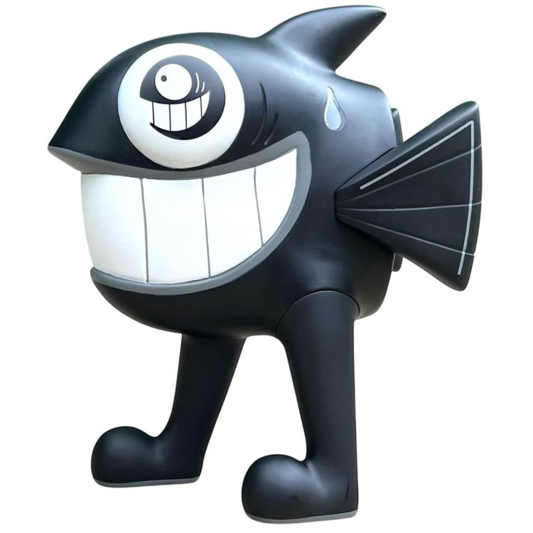 The Walking Fish Black by El Pez