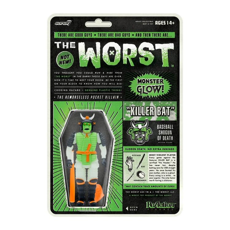 The Worst - Killer Bat (Hell-Oween Glow) by Super7