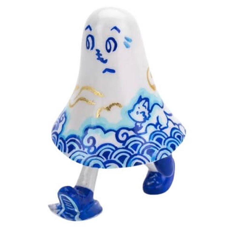 The walking ghost “Fox and Clouds” by Lovecats Collectibles