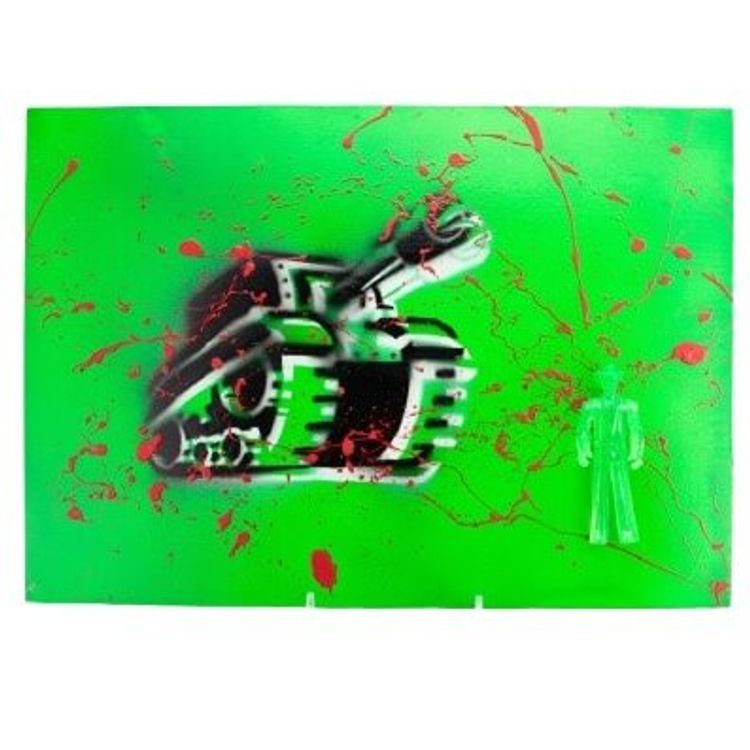 Those Who Long for Peace Must Play for War (Green) by Figure FETTISH
