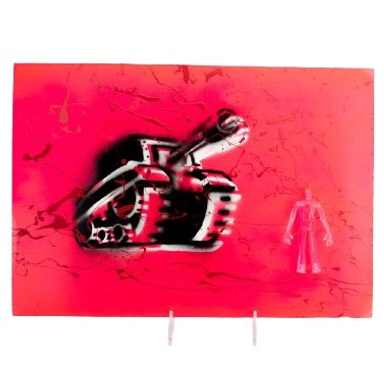 Those Who Long for Peace Must Play for War (Pink) by Figure FETTISH