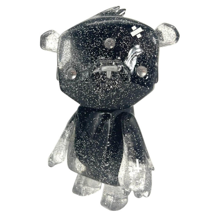 Three-Eyed Kuma Cub Clear Black GID by Dead Beat City (Barnaby Purdy)