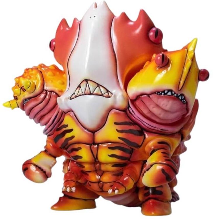 ThreeHead Kaiju (OG Colorway) by Tekxtoys (T Jia Ying)