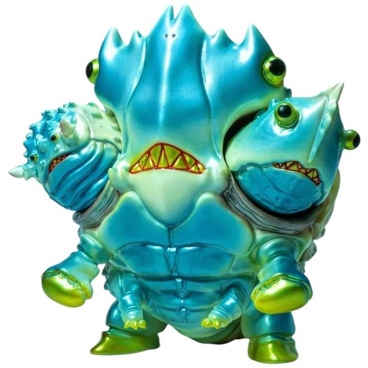 ThreeHead Kaiju Hakaba Gallery Edition by Tekxtoys (T Jia Ying)
