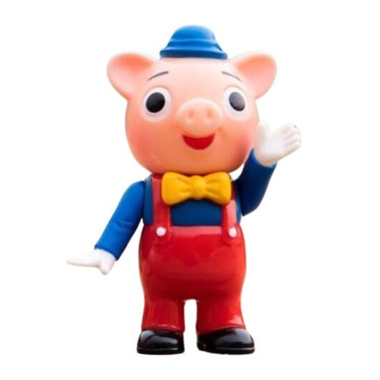 Three Little Pigs Carnival Blue by Pointless Island