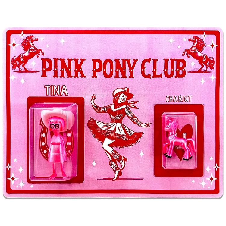 Tina & Charlot : Pink Pony Club by plasticpurpose