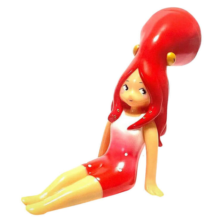 Tokio Q-BAN GIRLS Octopus Red White by Toshinao Aoki