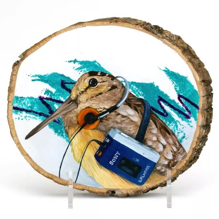 Totally 90’s Woodcock by Diana Teeter