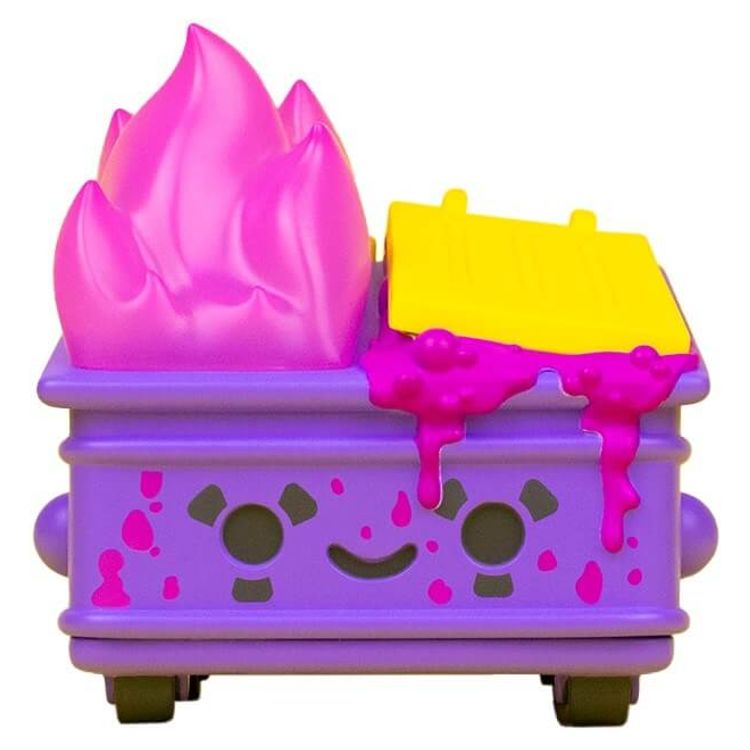 Toxic Waste Dumpster Fire Biohazard Purple by 100% Soft