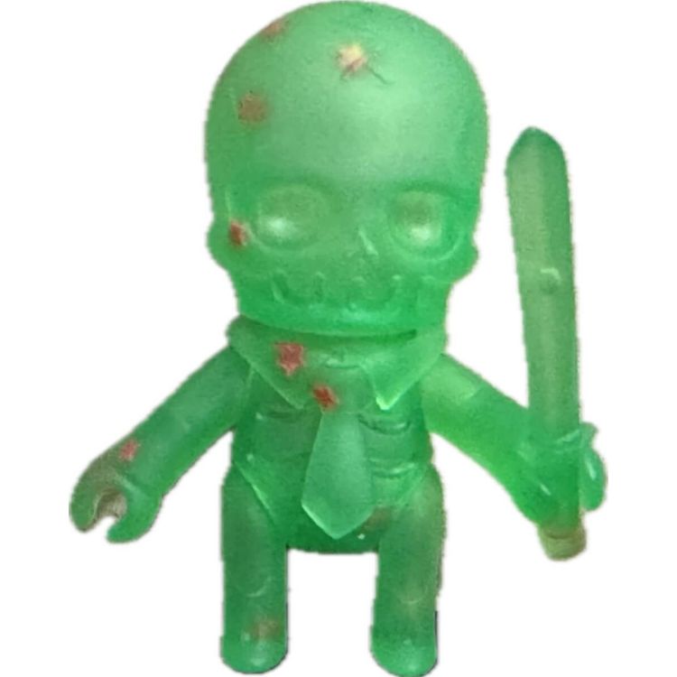 Translucent Green Apple with Red Star Glitter Gaikochu by Skulltula