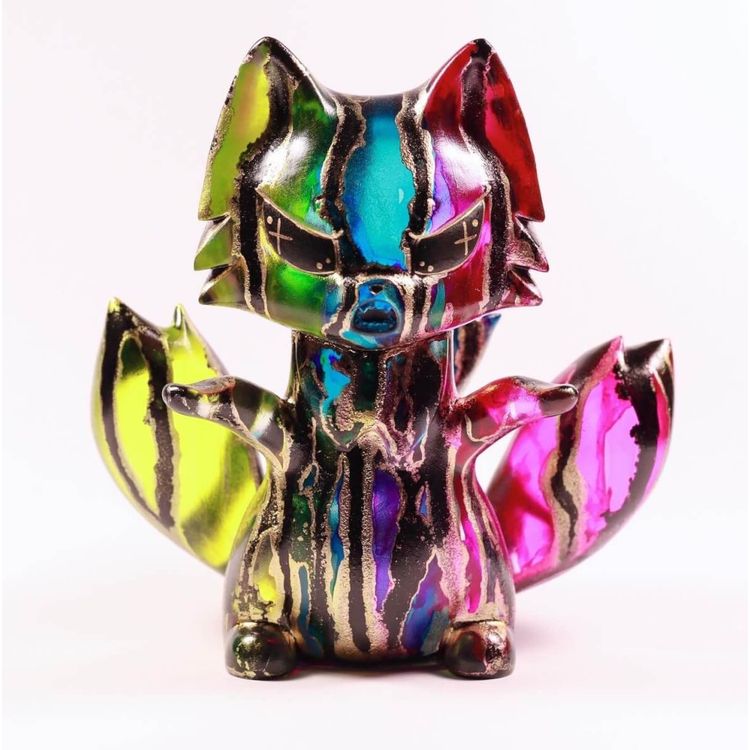Translucent Rainbiw Warrior Khali by Fluff Riot (Kristy Kitsune)