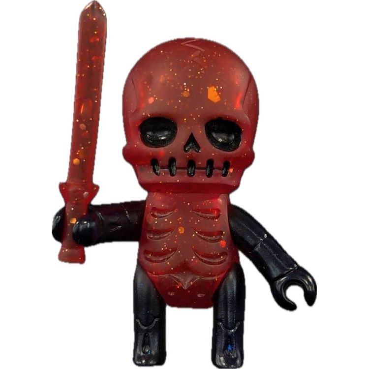 Translucent Red Glitter Body & Black Limbs Gaikochu Swordsman by Skulltula