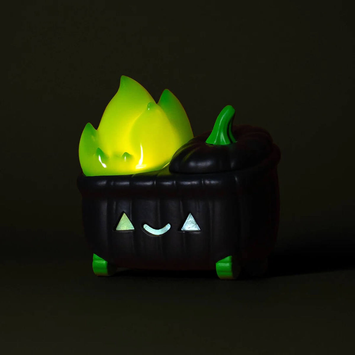 Trash-O-Lantern Dumpster Fire - Green Poison Edition