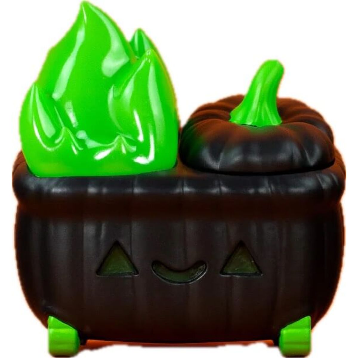 Trash-O-Lantern Dumpster Fire - Green Poison Edition