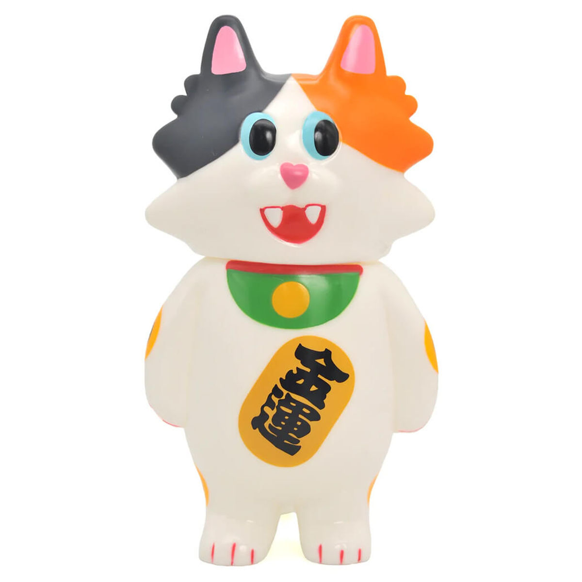 Tri-maneki Flat Cat Golden Luck