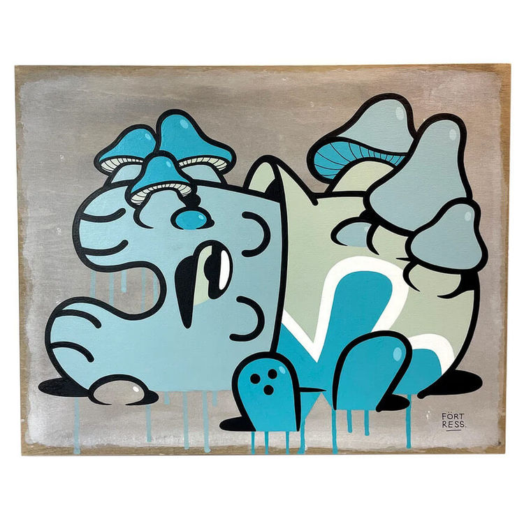 Trooper in the Wood Mushroom Aqua by Flying Förtress