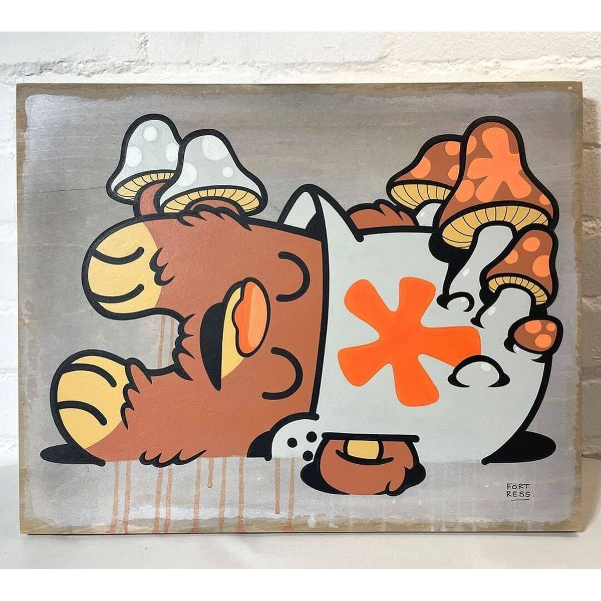 Trooper in the Wood Mushroom Orange