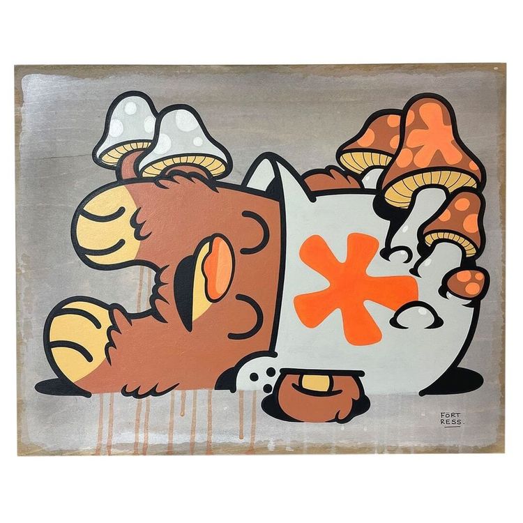 Trooper in the Wood Mushroom Orange by Flying Förtress