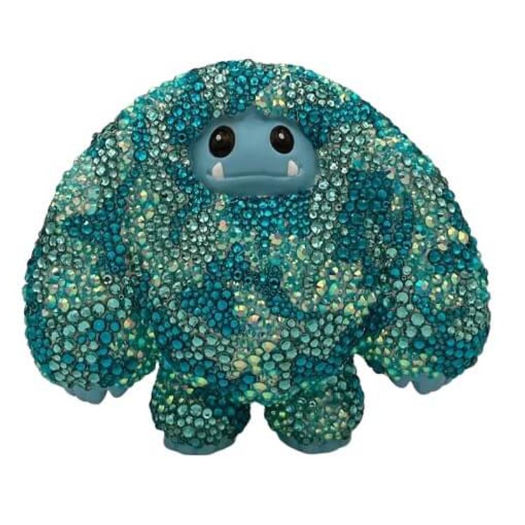 Turquoise Bejeweled Chomp by Big Ern Customs