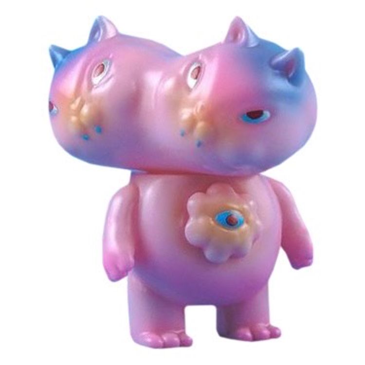 Twin Cats Light Pink by Lalayo Wing