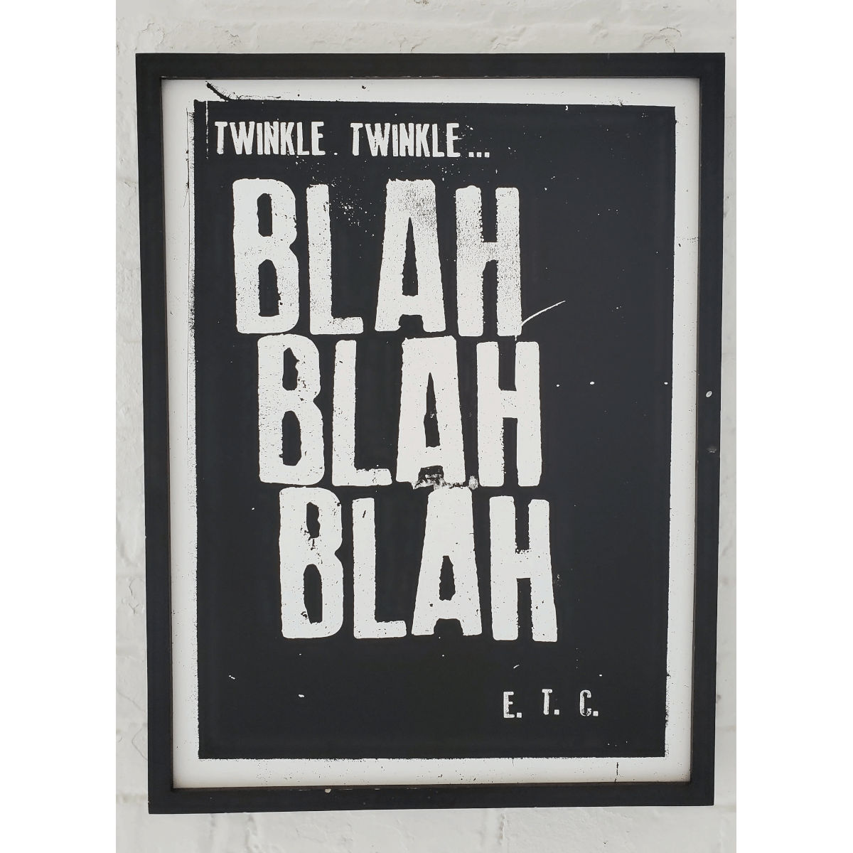 Twinkle Twinkle... Blah Blah Blah